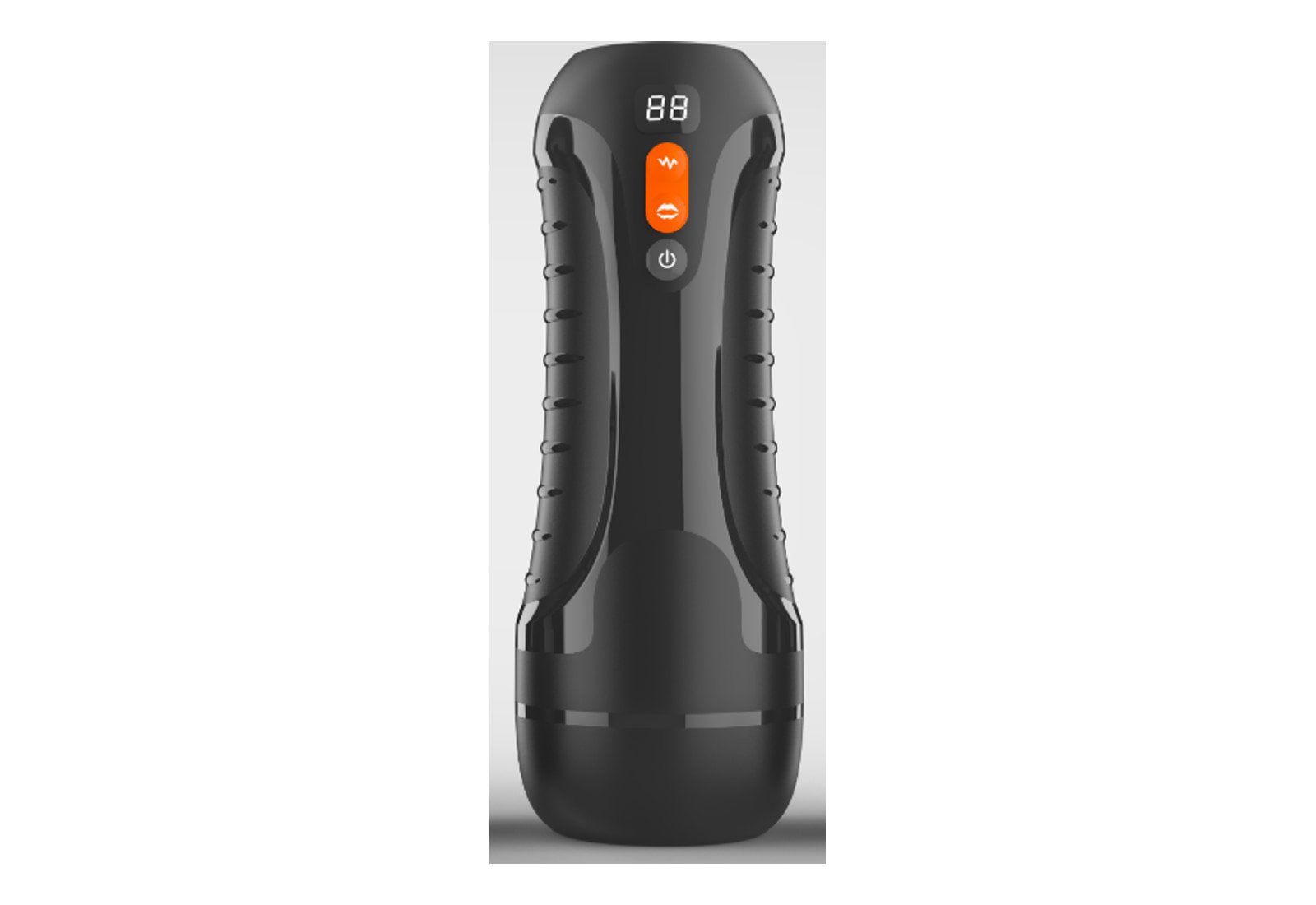Voice Suction Vibration Heating LCD Display Male Masturbator