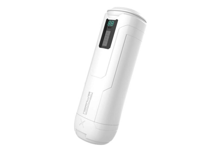 Product image of Thrusting Vibrating Digital Display Male Masturbator, SKU AYW-ALL0081