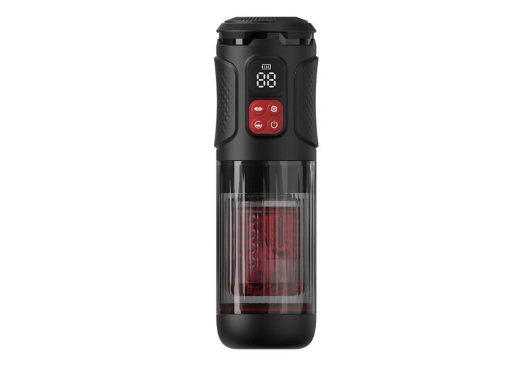 Product image of Dual Motor Suction Thrusting Rotating Male Masturbator, SKU AYW-ALL0323