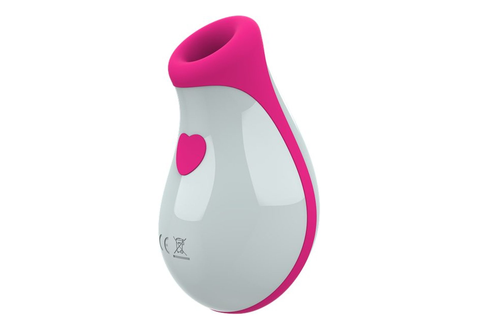 White Swan Shape Suction Toy