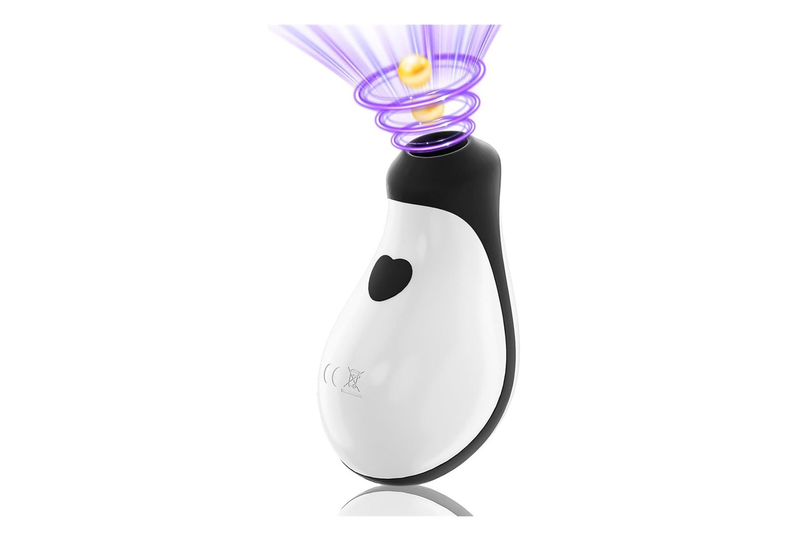 White Swan Shape Suction Toy