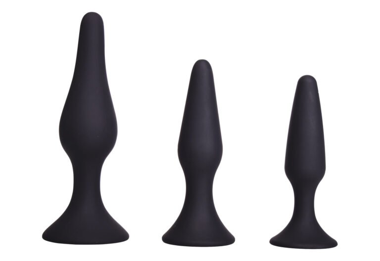 Product image of Suction Cup Butt Plug 3 Piece Set, SKU AYW-ALL0472