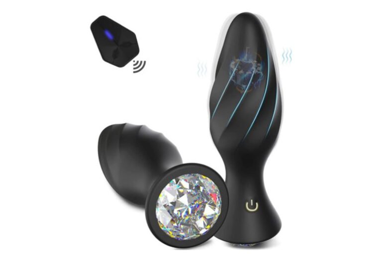 Product image of Remote Controlled Vibrating Diamond Butt Plug, SKU AYW-ALL0498