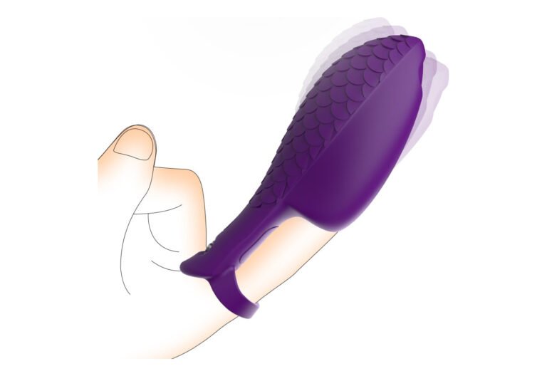 Product image of Fish Scale Shape Finger Vibrator, SKU AYW-ALL0541