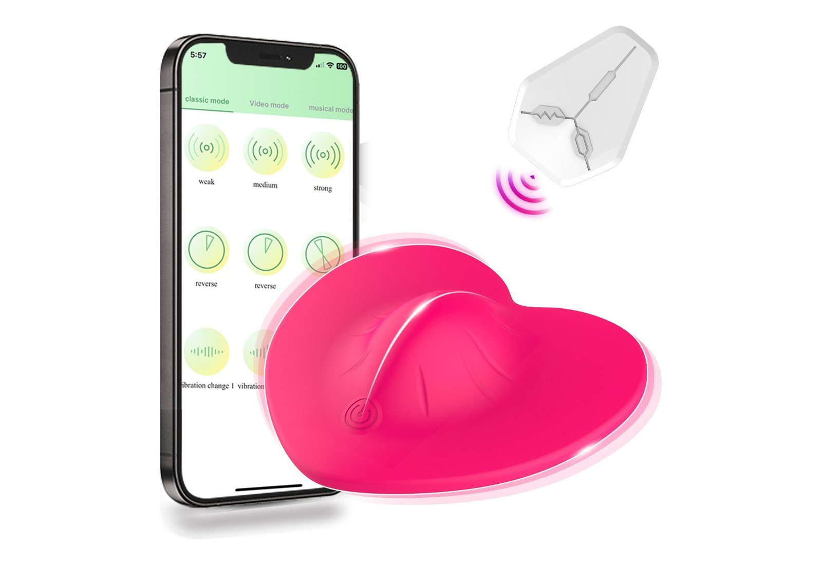 App Controlled Wearable Vibrator