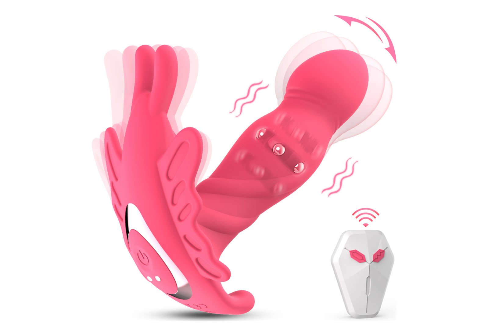 Remote Controlled Hooking Motion Peristaltic Motion Vibrator