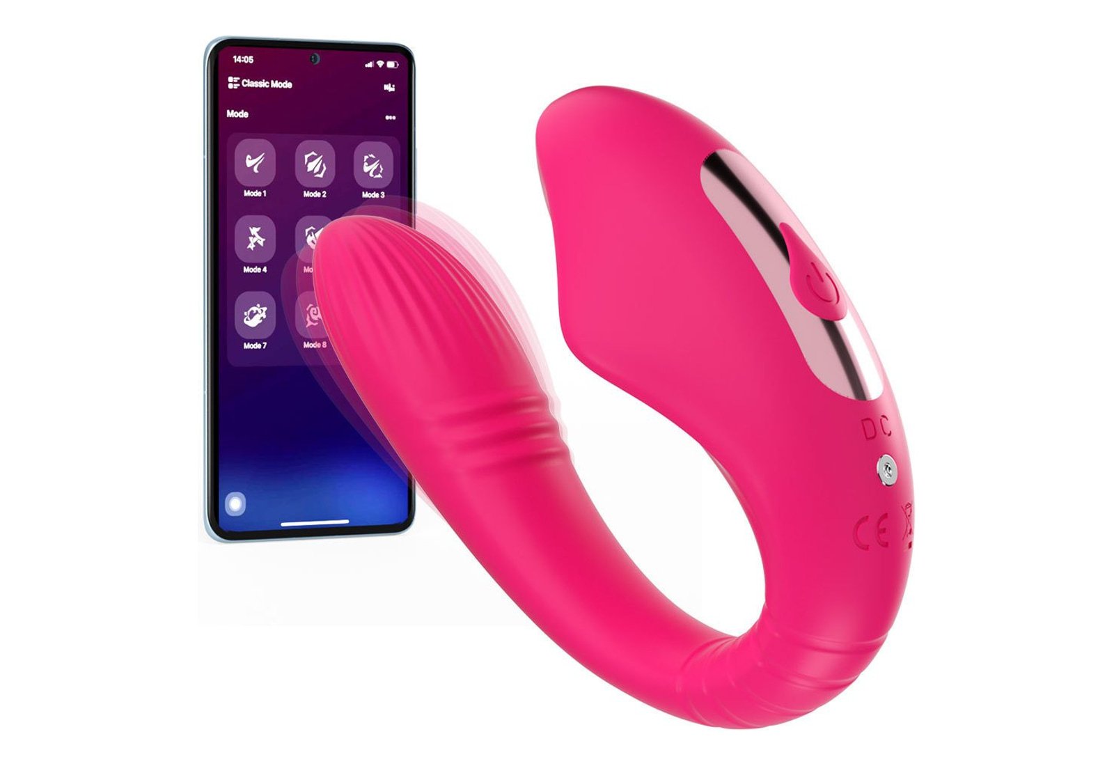 App Controlled Suction Wearable Vibrator