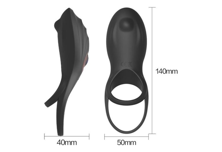Product image of Twin Swallow A Shape Remote Controlled Vibrating Cock Ring, SKU AYW-ALL0585