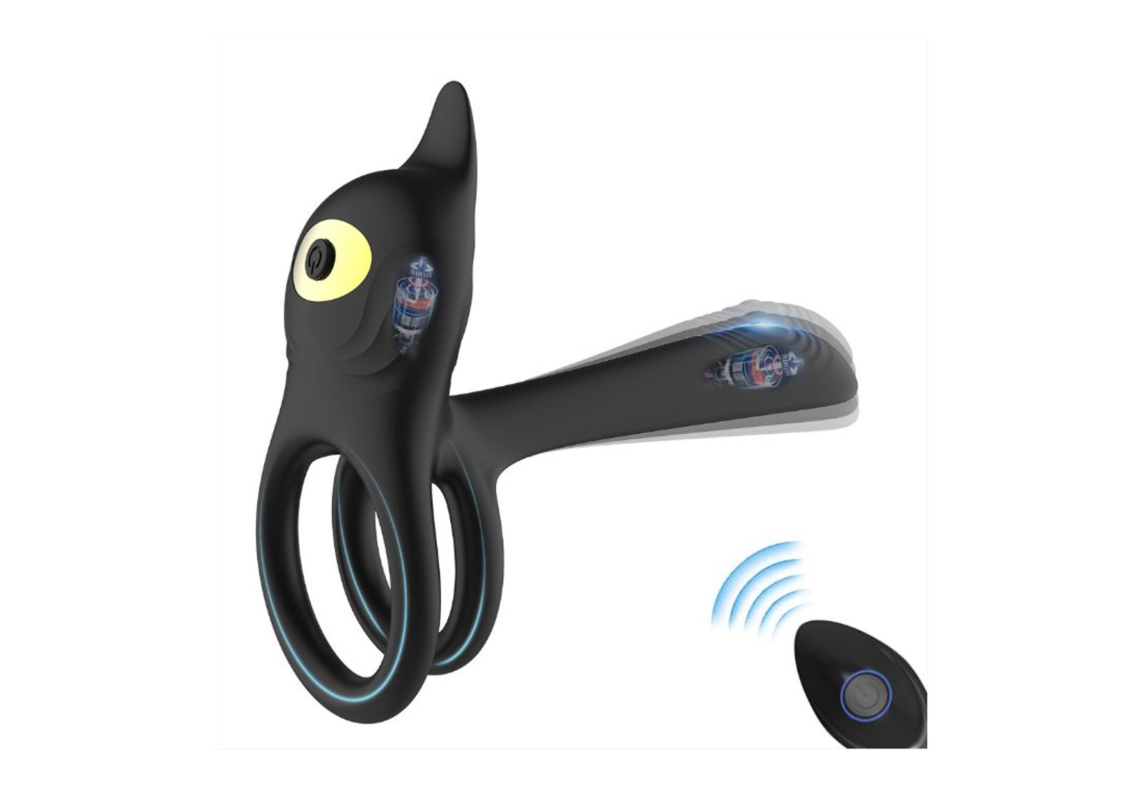 Couples Vibration Remote Controlled Cock Ring