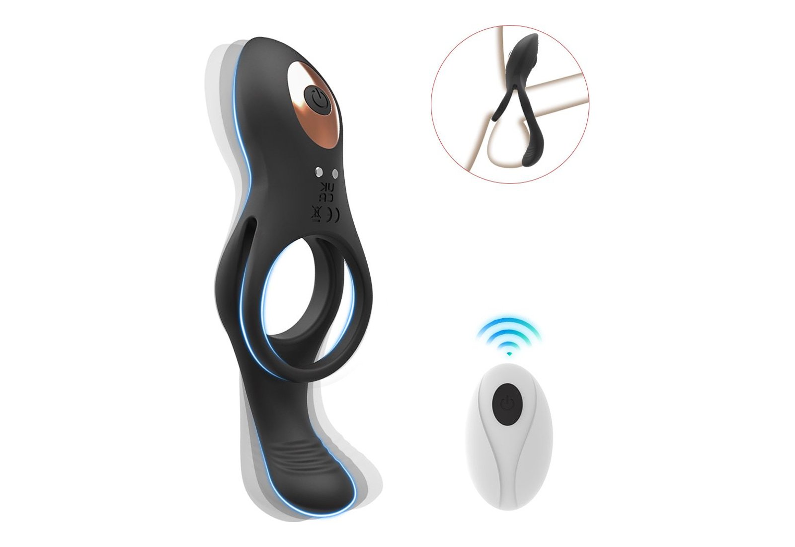 Remote Controlled Vibrating Cock Ring