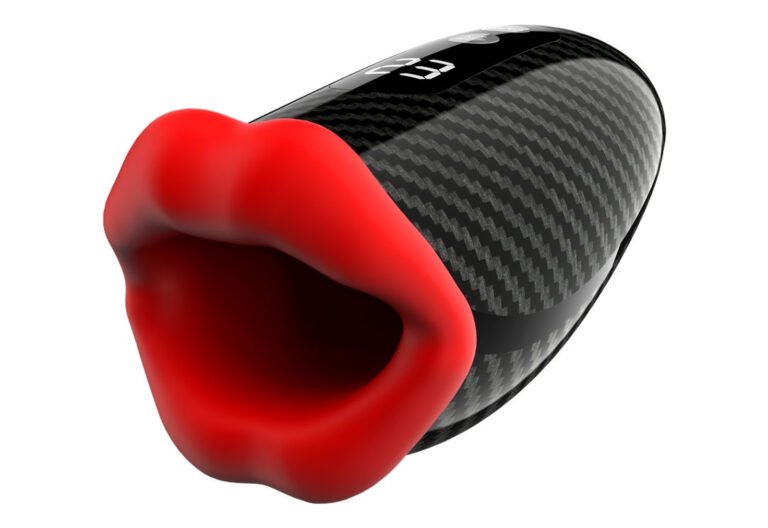 Tapping Vibration LCD Display Male Masturbator