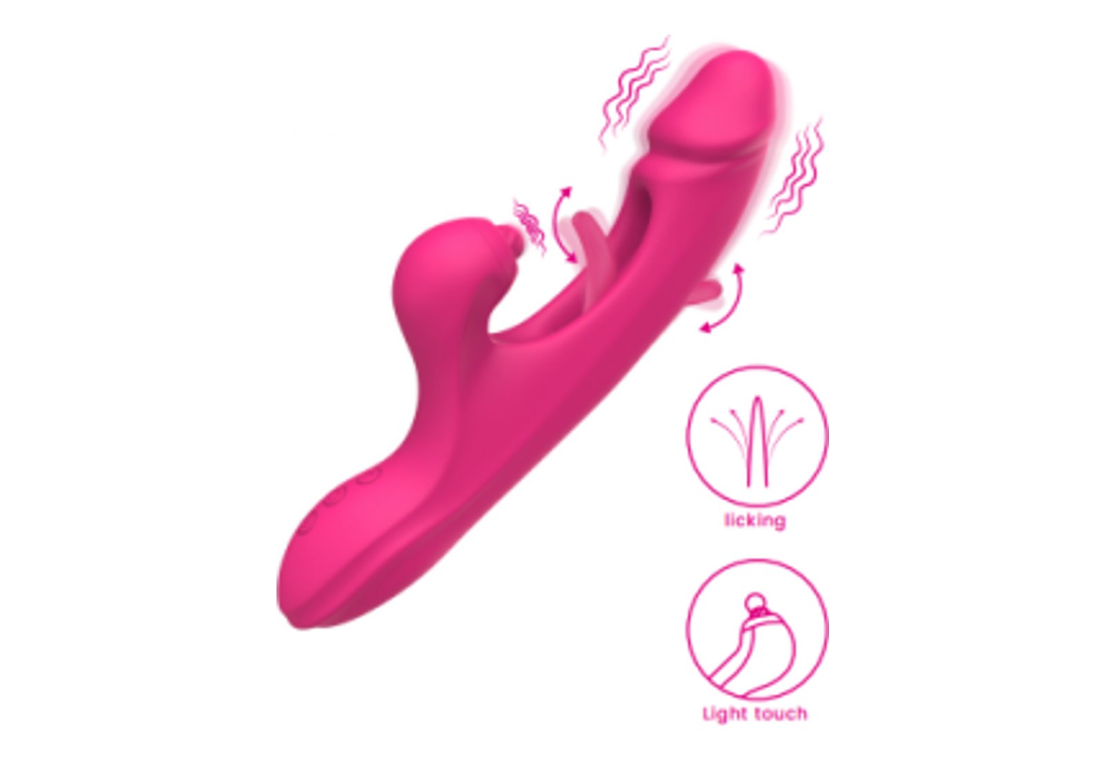 Tapping Striking 3 in 1 Vibrator