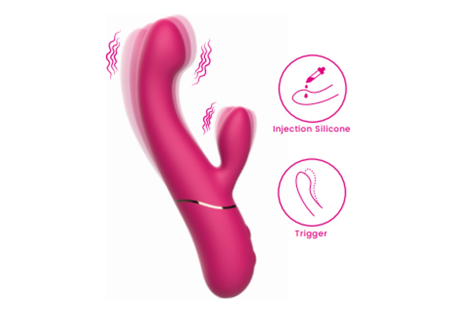 Dual Motor Vaginal and G Spot Vibrator