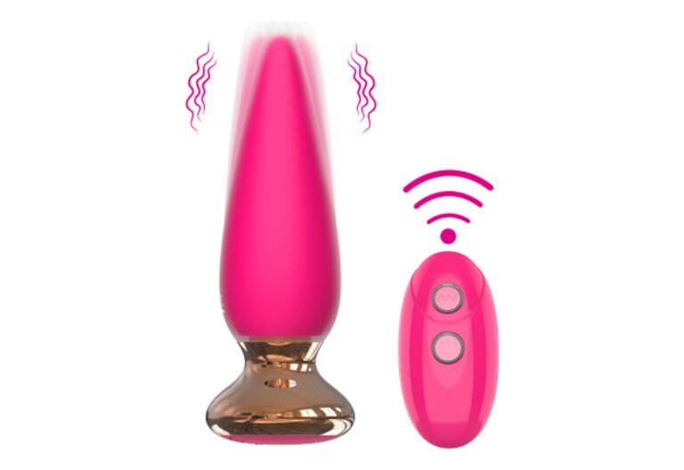 Product image of Remote Controlled Double Layer Silicone Anal Vibrator, SKU AYW-ALL0895