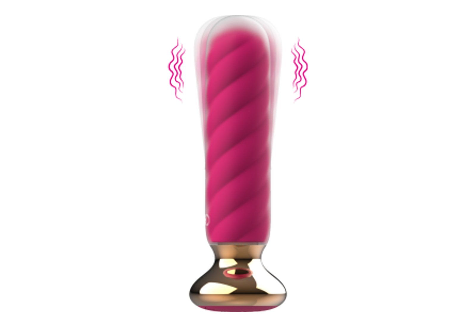 Double Layer Silicone Anal Vibrator