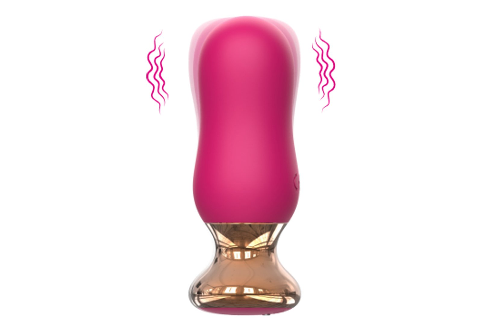 Double Layer Silicone Anal Beads Vibrator