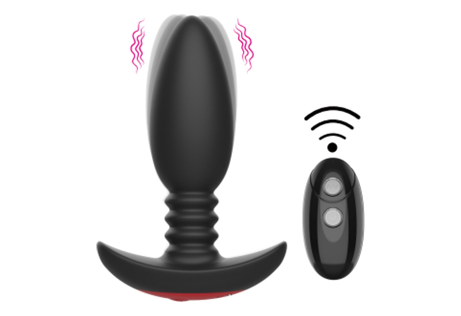 Soft Touch Remote Controlled Anal Vibrator