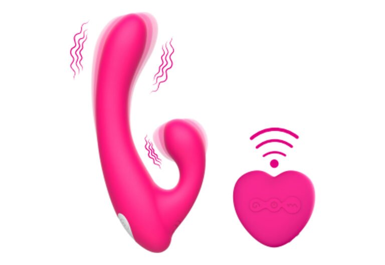 Remote control LGBT couples vibrator, model AYW-ALL0930