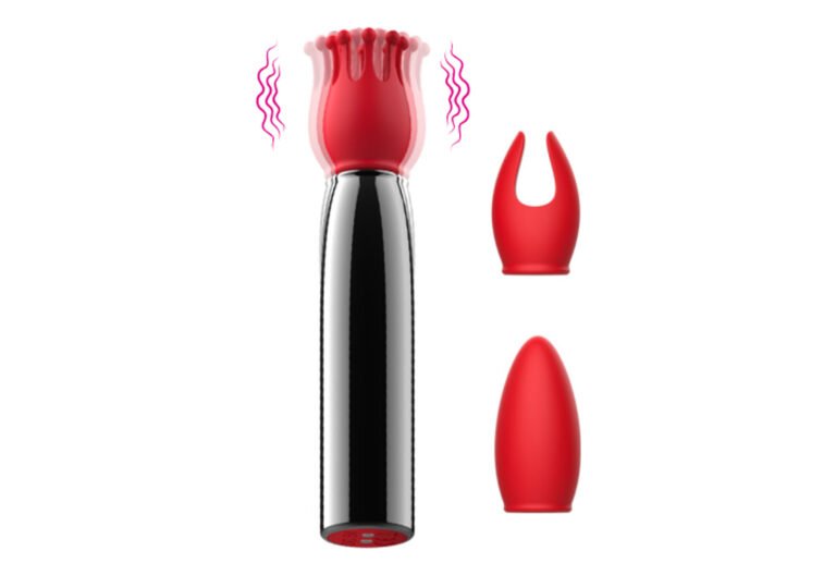 Product image of Three Interchangeable Heads Portable Pen Style Vibrator, SKU AYW-ALL0941