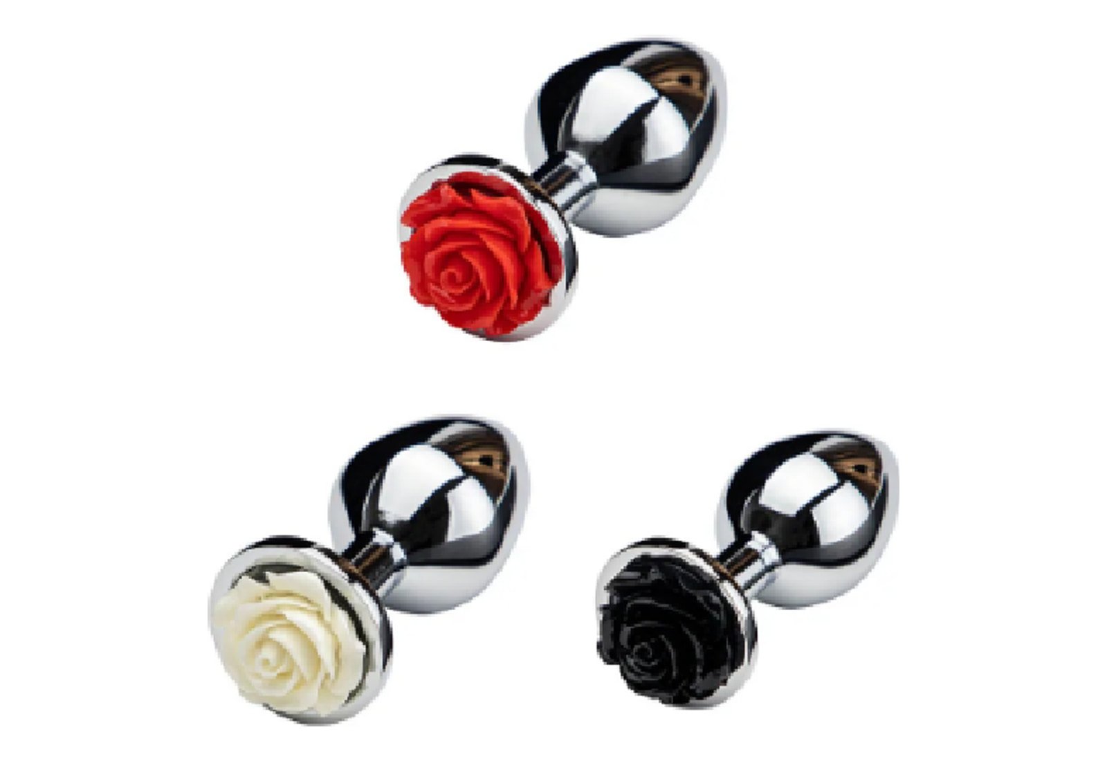 Red Rose Butt Plug