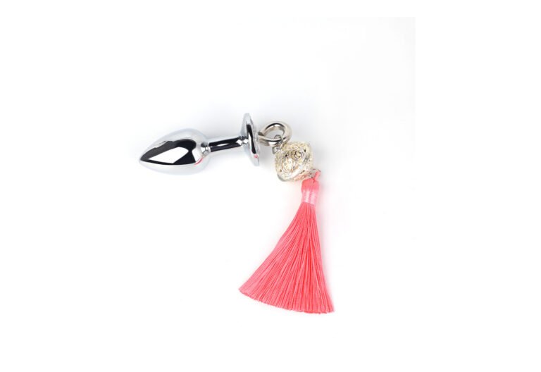 Product image of Pink Pull Ring Tassel Tail Butt Plug, SKU AYW-ALL2071