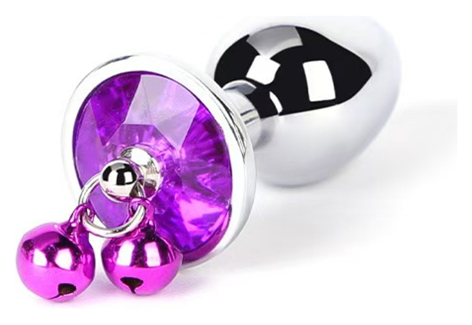Purple Round Bell Butt Plug