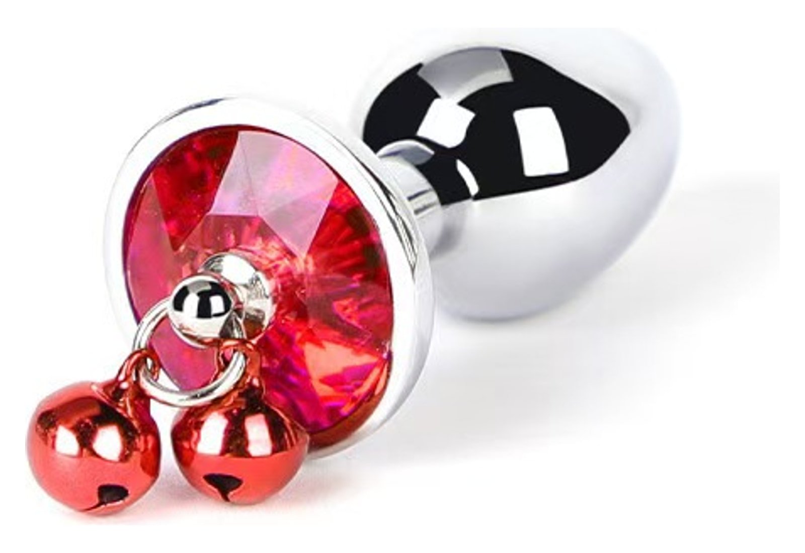 Red Round Bell Butt Plug