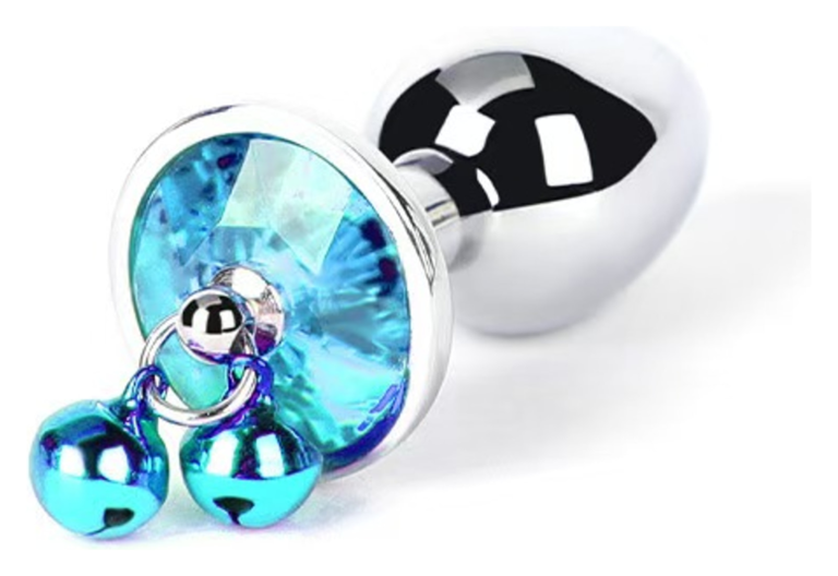 Product image of Blue Round Bell Butt Plug, SKU AYW-ALL2105