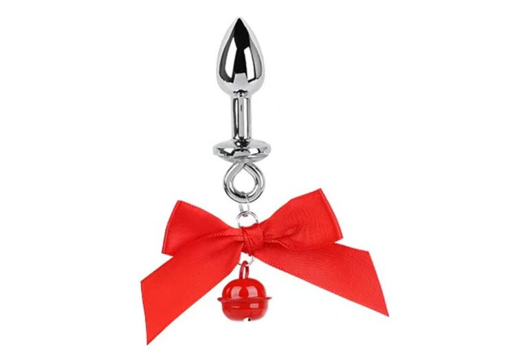 Product image of Red Bow Bell Butt Plug, SKU AYW-ALL2122