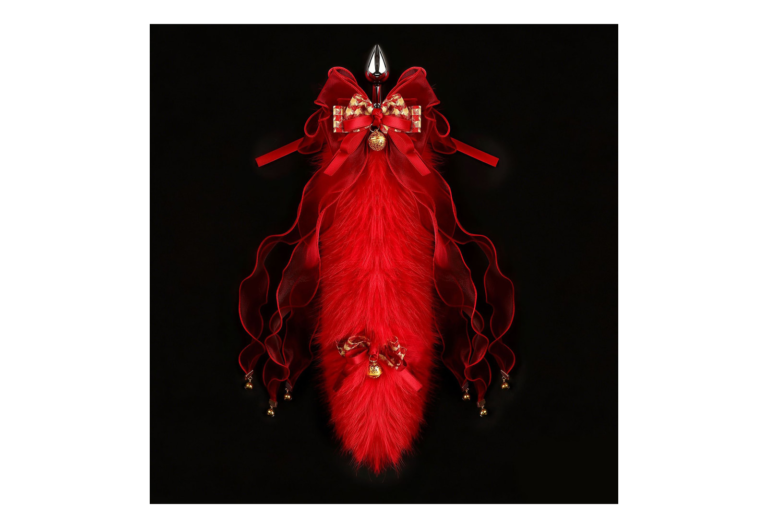 Product image of Double Bell Red Tail Butt Plug, SKU AYW-ALL2156