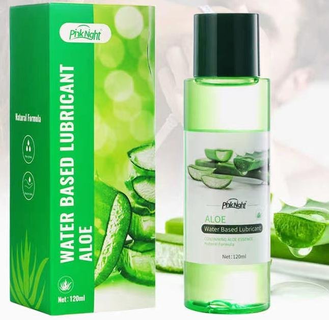 Pinknight Aloe Vera Water Based Lubricant, 120ml, AIYUEWEI internal model AYW-COK0070