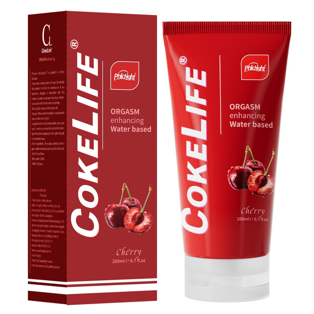 Cherry Flavored Lubricant, 200ml
